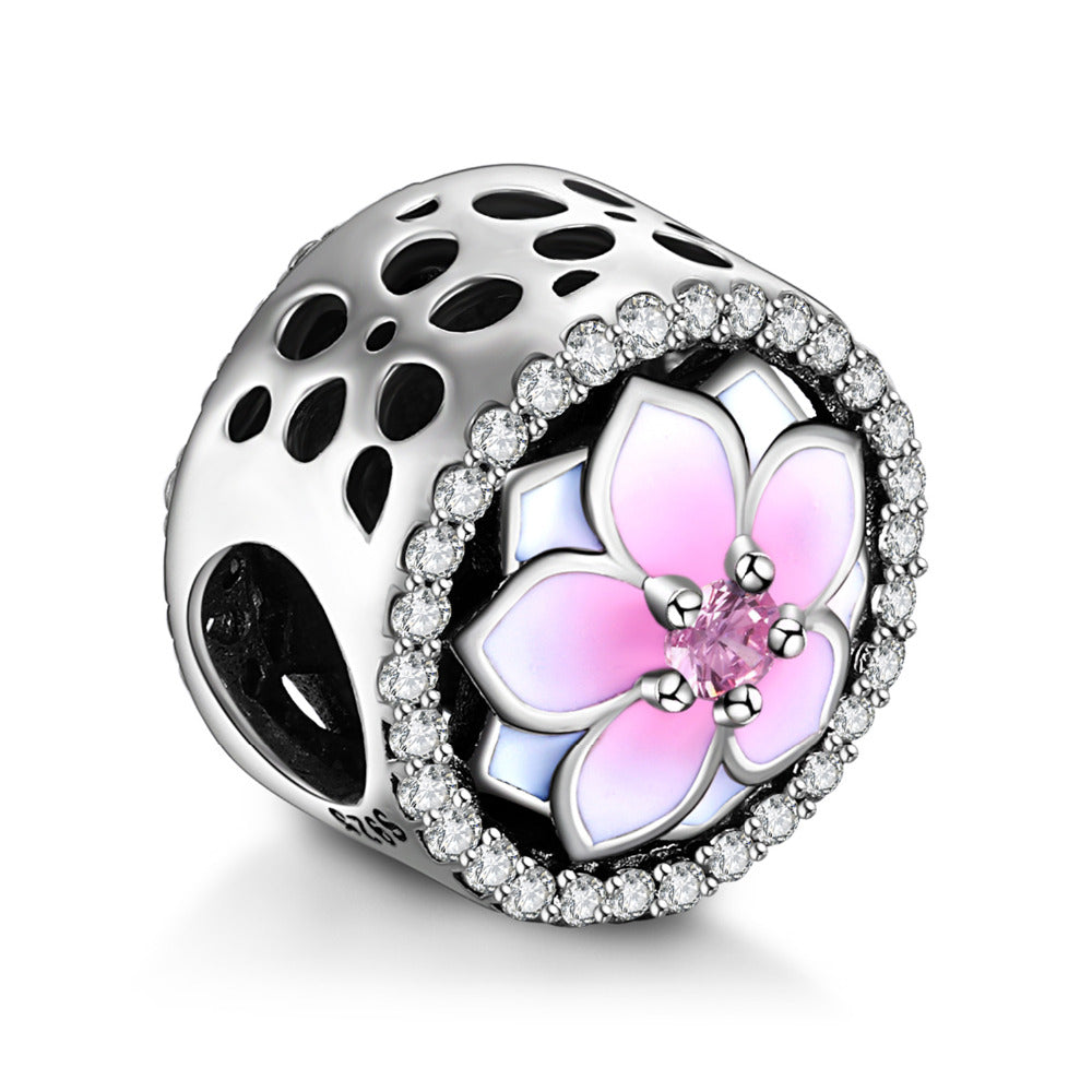 Talisman "Magnolia in Pink" for bracelet