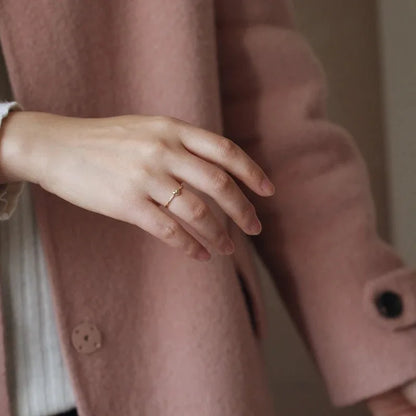 Gold-plated ring "Chubby Love"