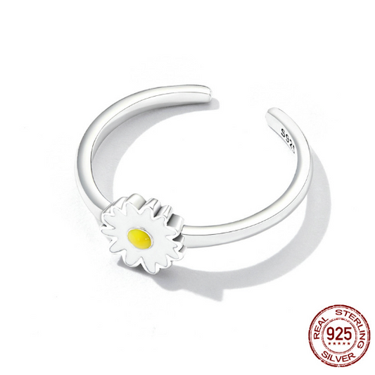 Сребърен пръстен "Daisy"