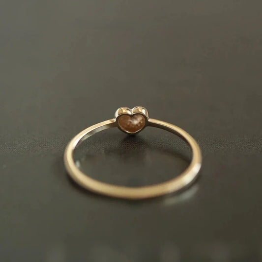Gold-plated ring "Chubby Love"
