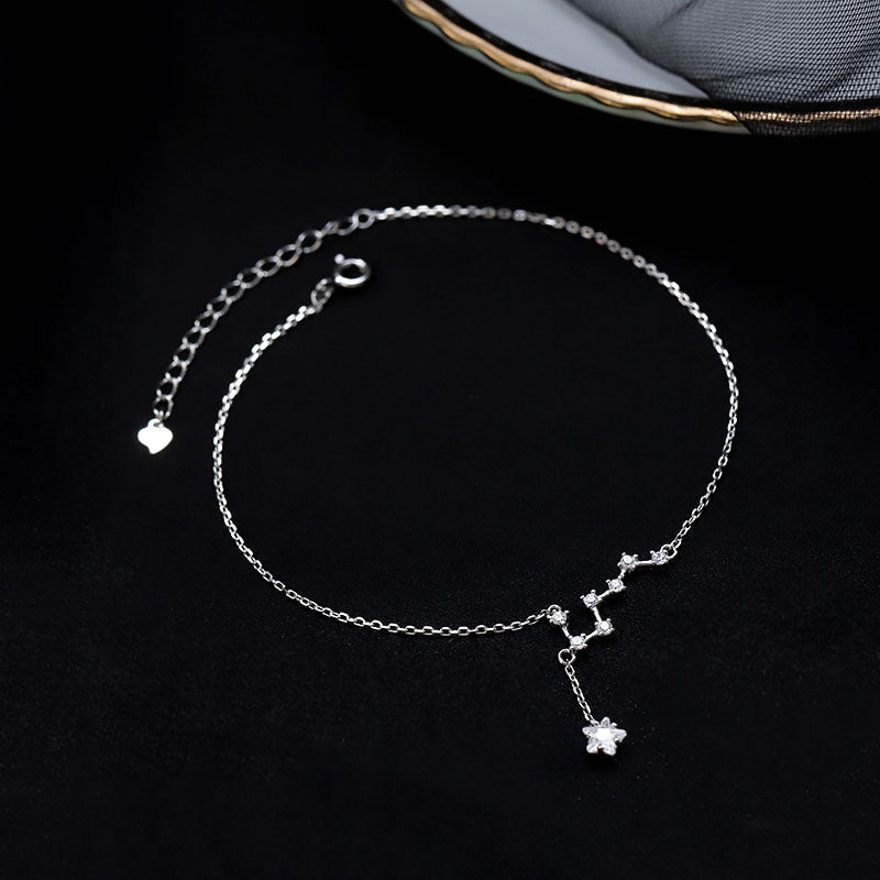Women's ankle bracelet "Big Dipper"