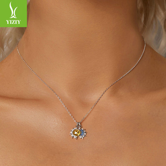 Necklace "Sun and Moon"