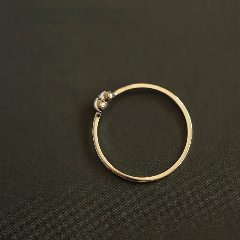 Gold-plated ring "Chubby Love"