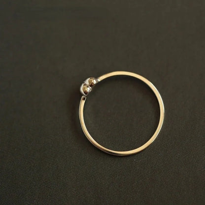Gold-plated ring "Chubby Love"