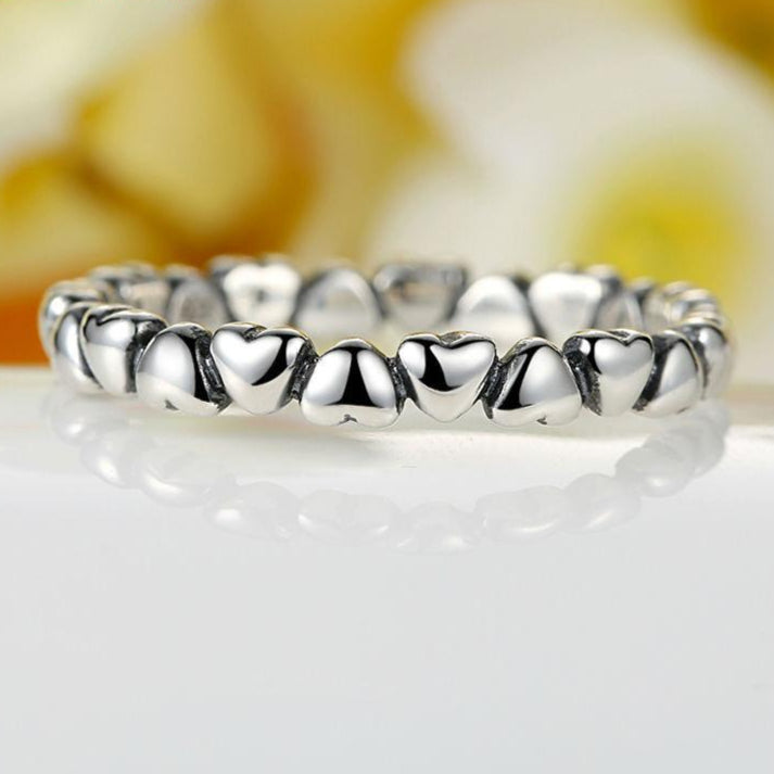 Сребърен пръстен "Love Heart"