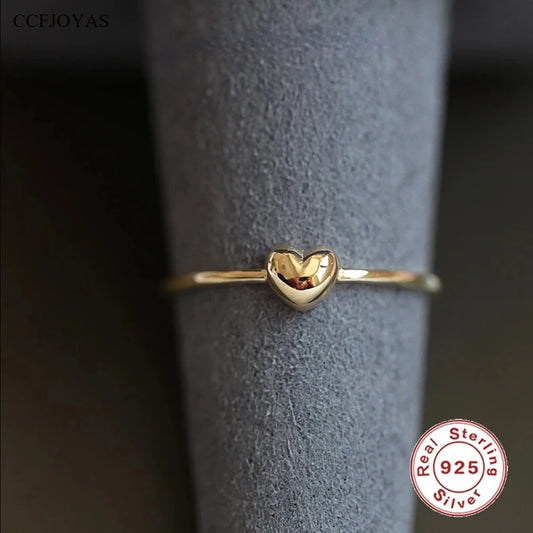 Gold-plated ring "Chubby Love"