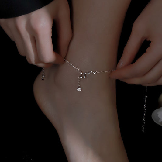 Women's ankle bracelet "Big Dipper"