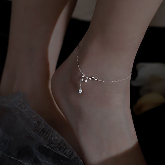 Women's ankle bracelet "Big Dipper"